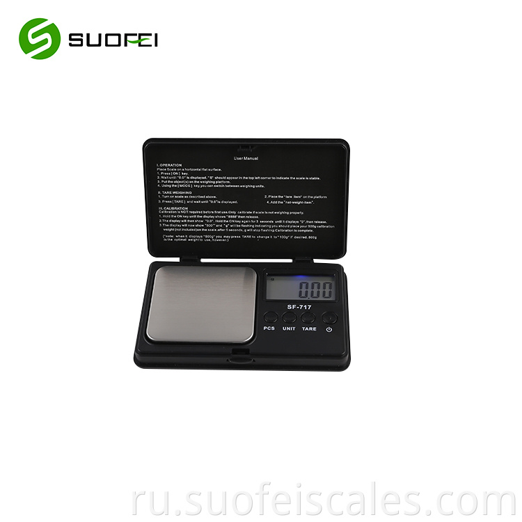 SF-717 digital pocket gold jewelry diamond weighing scale